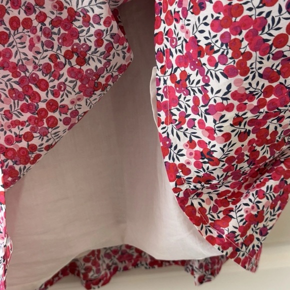 J. Crew Red Floral Sleeveless Dress - Picture 9 of 9